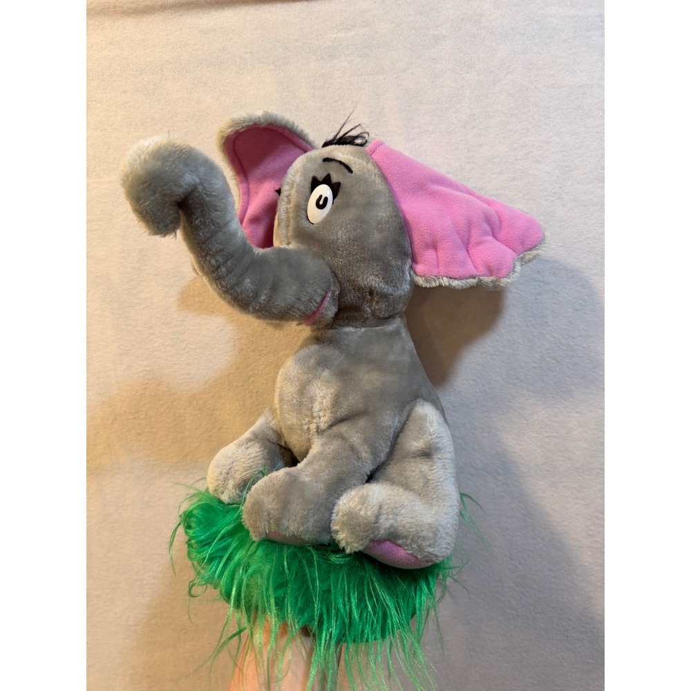 Vintage 1983 Dr. Seuss Horton Hears a Who Elephant Plush Toy Coleco